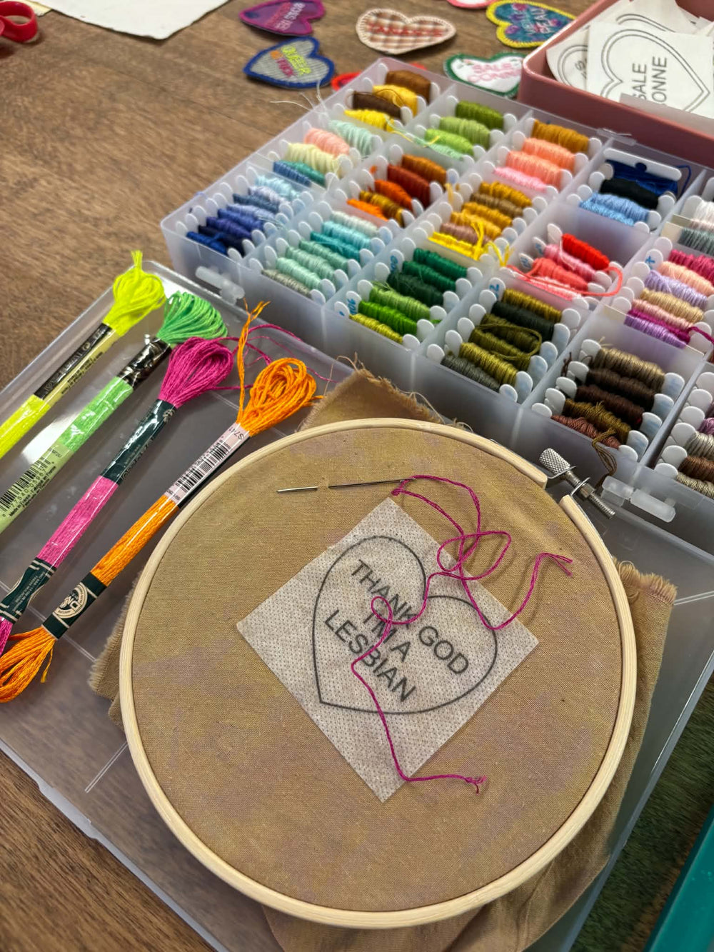 EMBROIDERY WORKSHOP: create your own embroidered patch