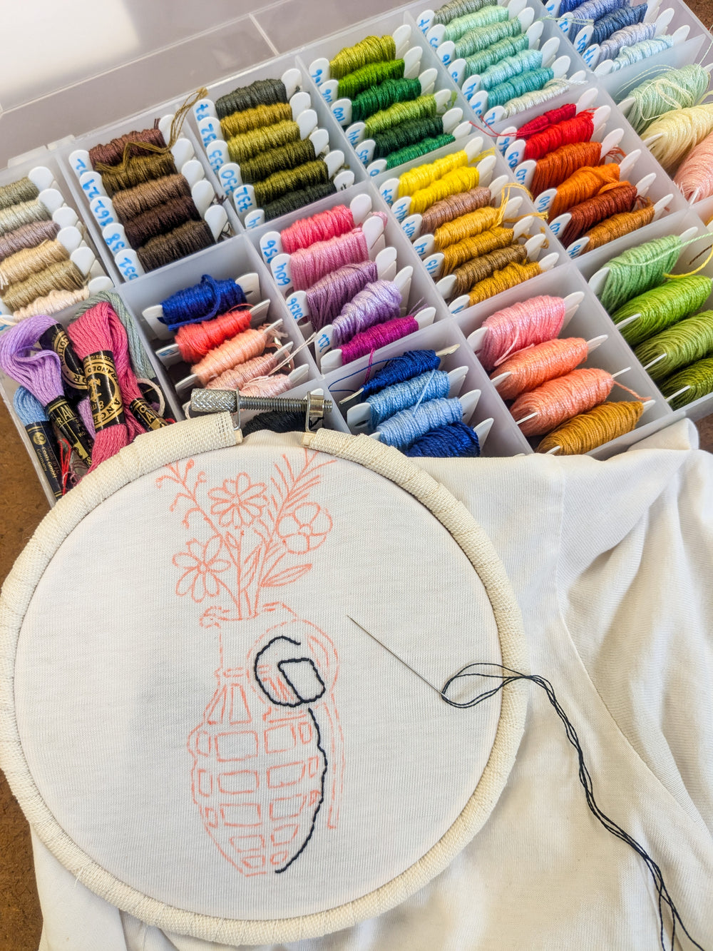 LA GANG DU FIL : cercle de broderie initiation + projet libre
